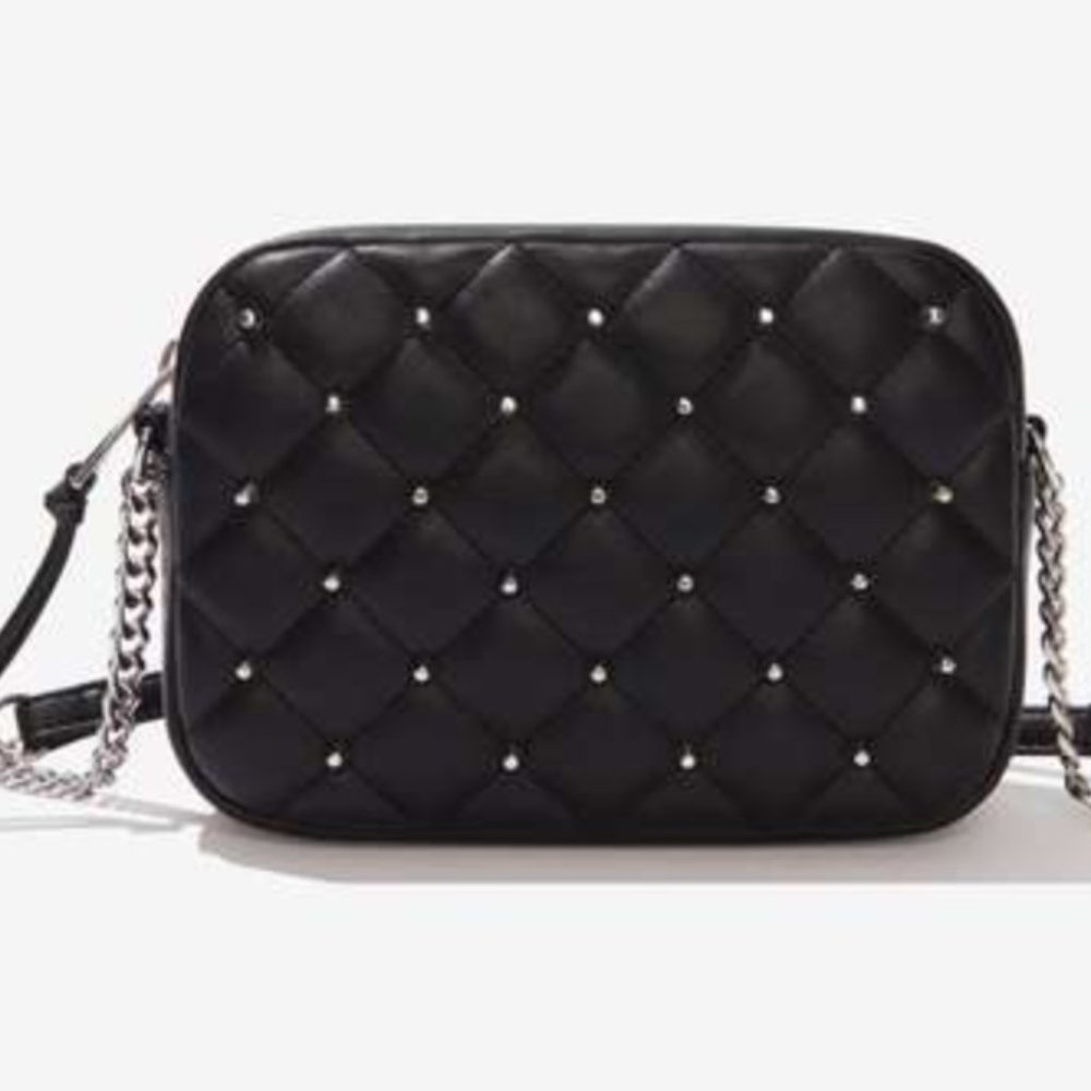 REBECCA MINKOFF Quilted Studded Crossbody